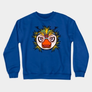 Angry Super Penguin Crewneck Sweatshirt